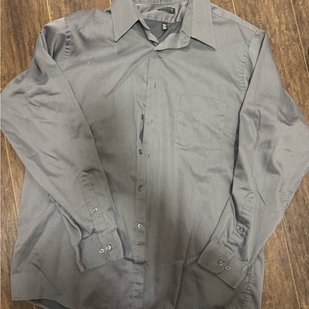 Arrow Charcoal Dress Shirt
